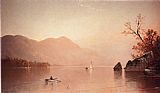 Alfred Thompson Bricher Autumn Mist Lake George New York painting